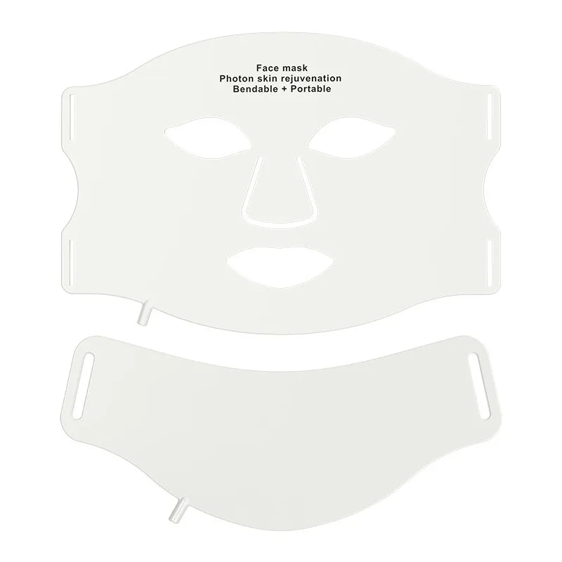 Masque LED 7 Couleurs Sans Fil avec Soin du Cou – Thérapie Anti-Âge